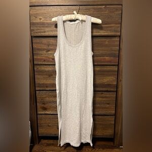 Rag & Bone grey racer back sweatshirt dress, size M